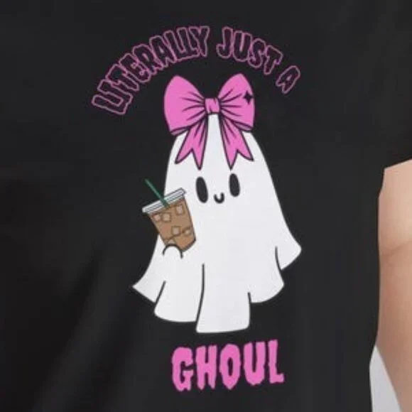 Literally Just a Ghoul T-Shirt - Picture 3 of 3